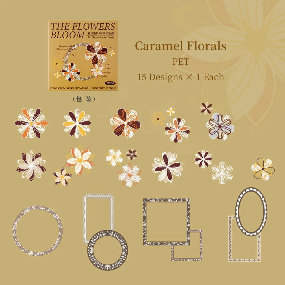 The Flowers Bloom PET Sticker Pack