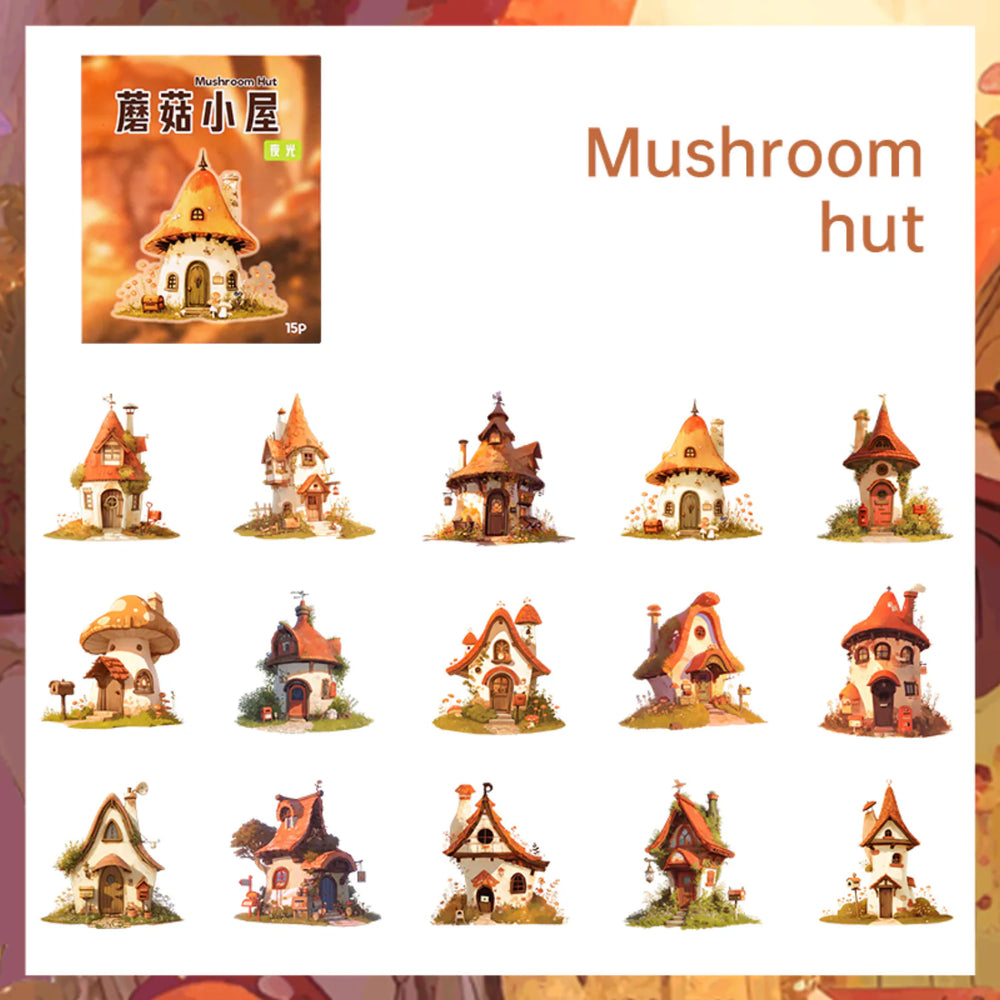 Autocollants Mini-Maisons | Autocollants Scrapbooking Style Cottage