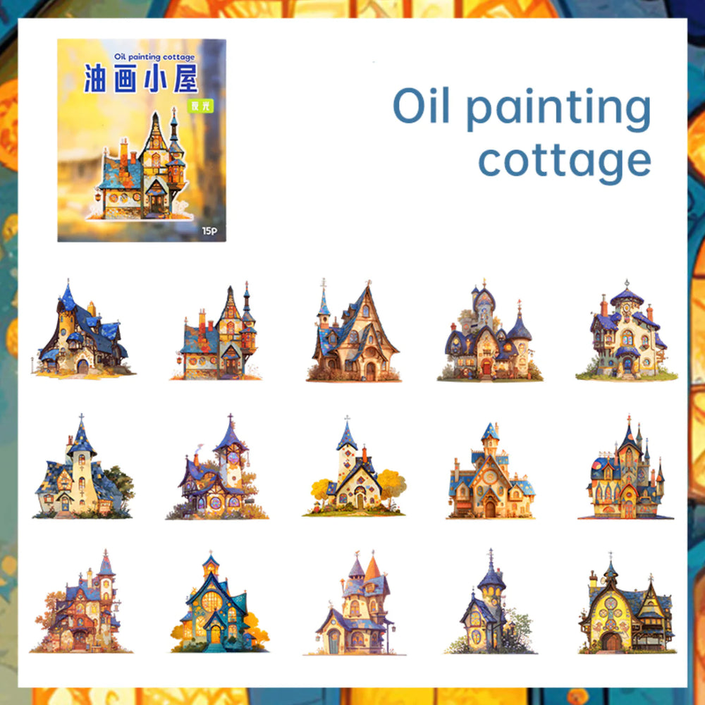 Autocollants Mini-Maisons | Autocollants Scrapbooking Style Cottage