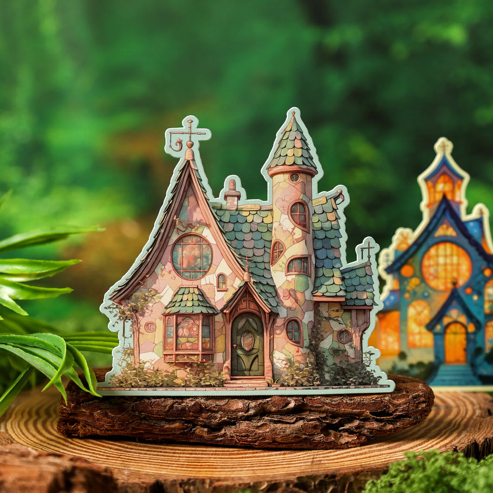 Autocollants Mini-Maisons | Autocollants Scrapbooking Style Cottage