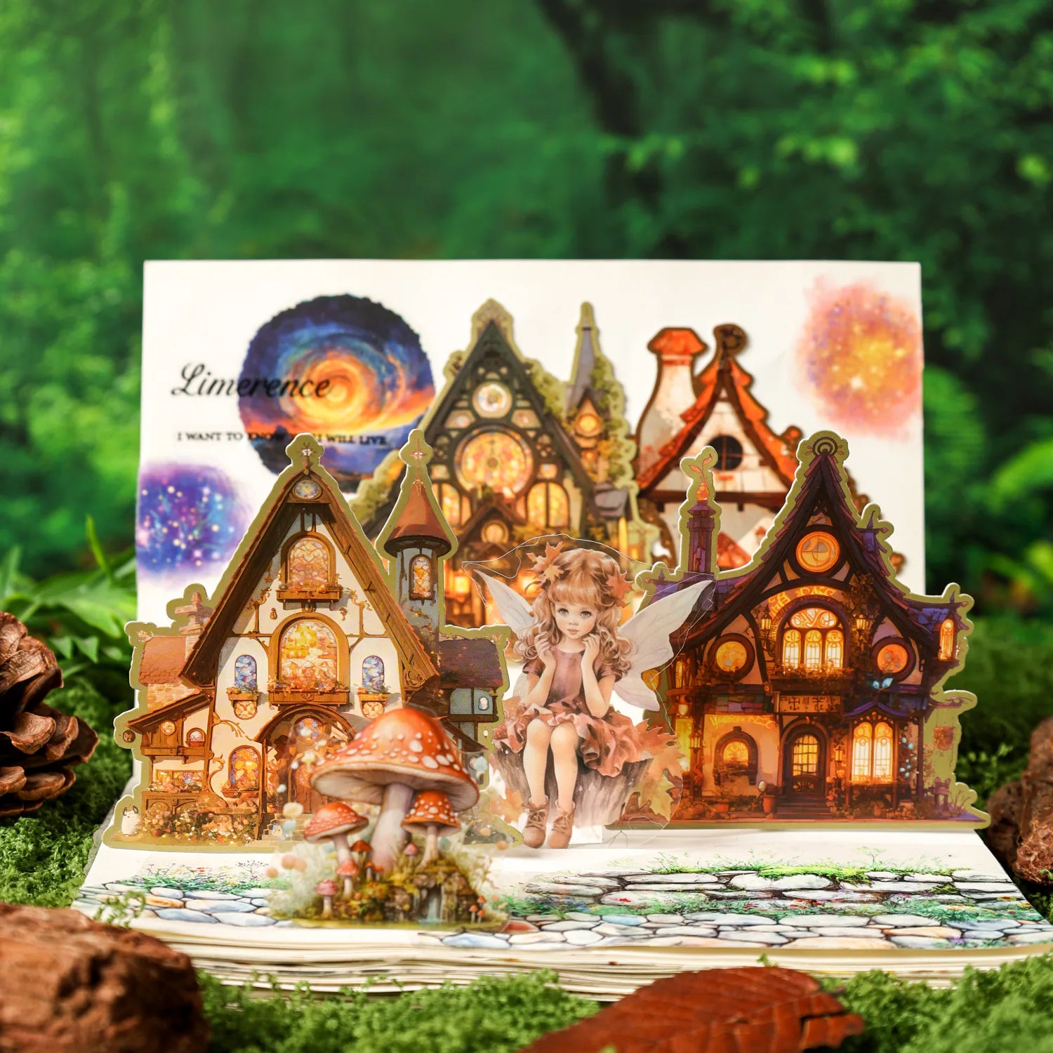 Autocollants Mini-Maisons | Autocollants Scrapbooking Style Cottage