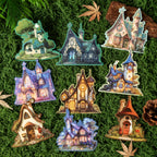 Tiny House Stickers | Cottage Aesthetic Scrapbooking Stickers