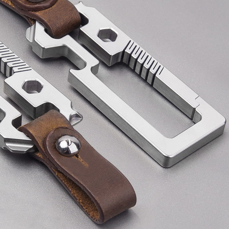 Titanium EDC Carabiner Keychain Multi-Tool