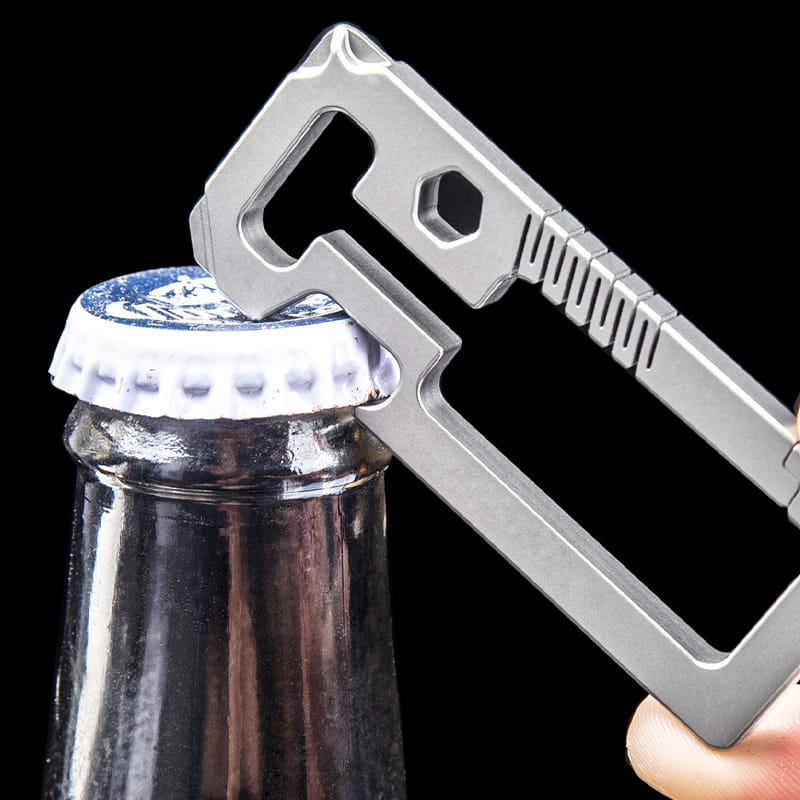 Titanium EDC Carabiner Keychain Multi-Tool