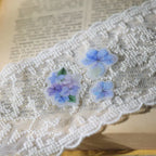 Translucent Hydrangea Vellum Stickers | Soft Botanical Floral Journaling Set