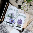 Vellum Floral Stickers – Botanical Sticker Pack Iris, Peony