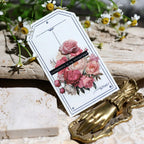 Vellum Floral Stickers – Botanical Sticker Pack Iris, Peony