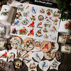 Vintage Aesthetic Bird Transfer Stickers