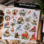 Vintage Aesthetic Bird Transfer Stickers