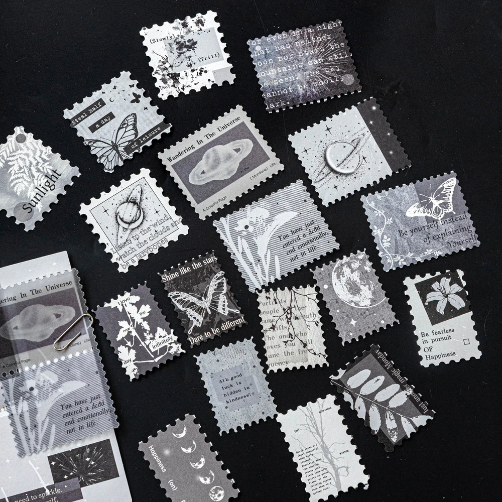 Vintage Aesthetic Stamp Stickers