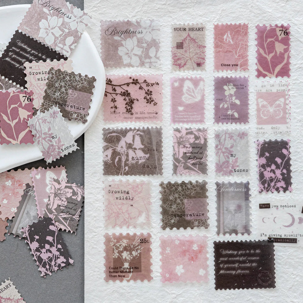 Vintage Aesthetic Stamp Stickers