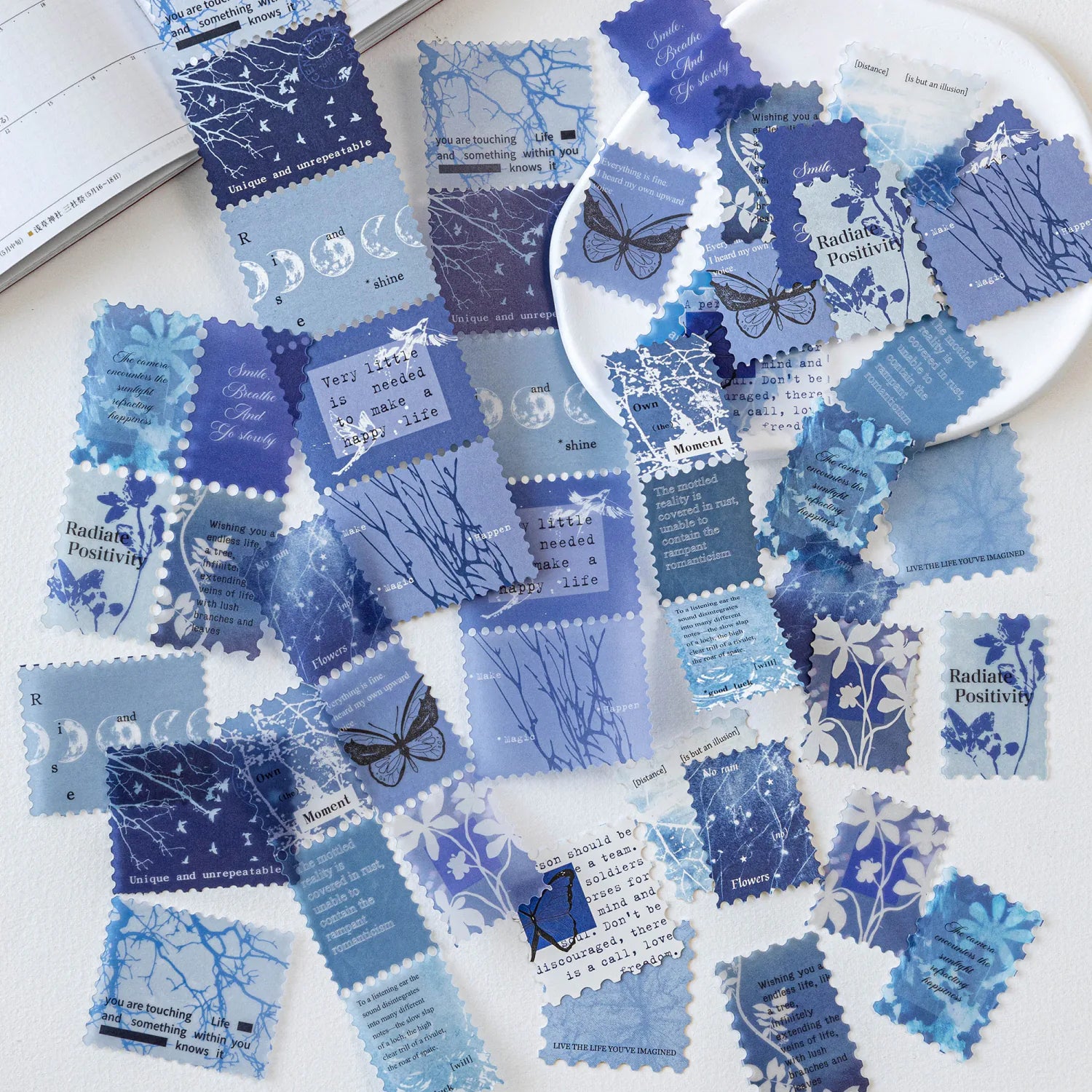 Vintage Aesthetic Stamp Stickers