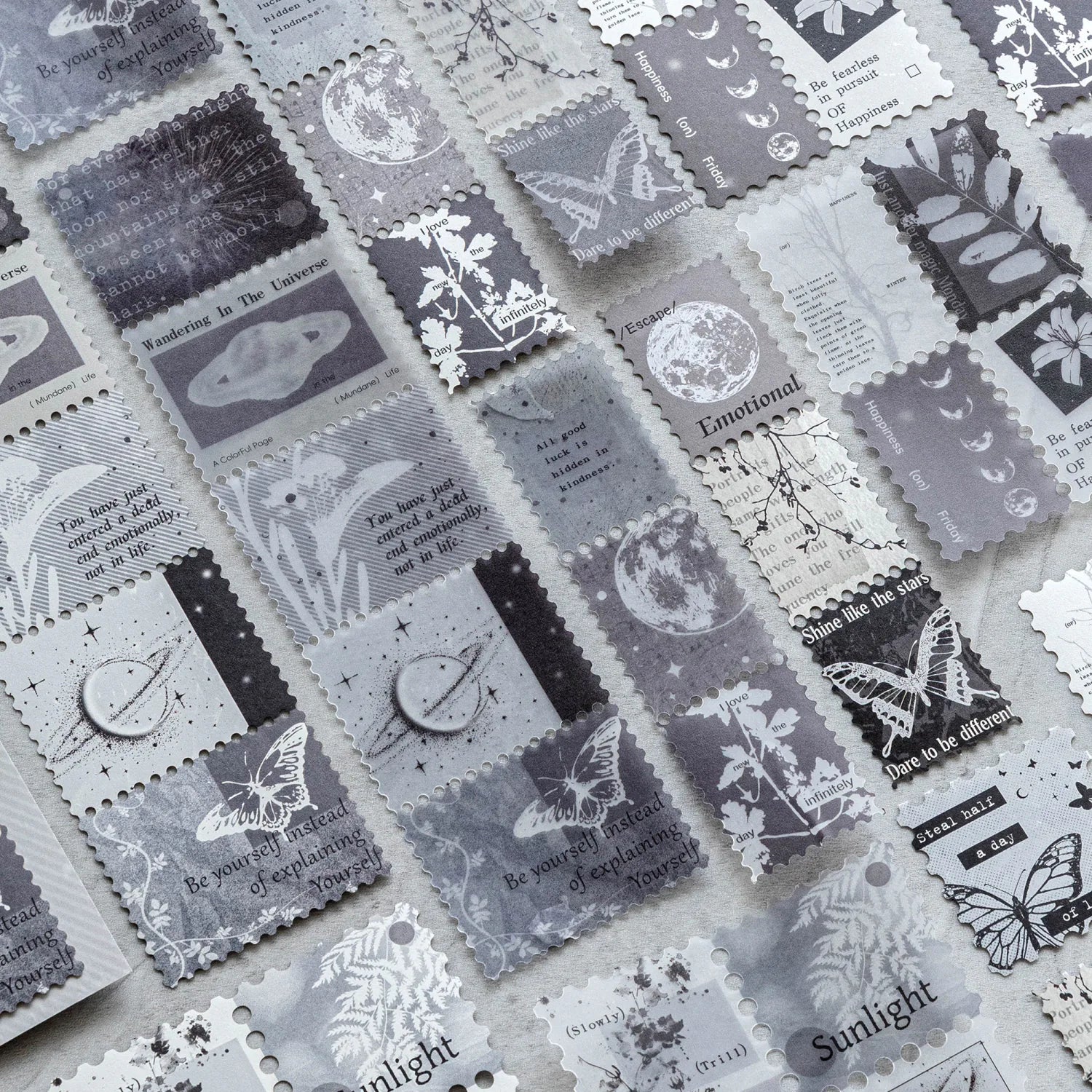 Vintage Aesthetic Stamp Stickers