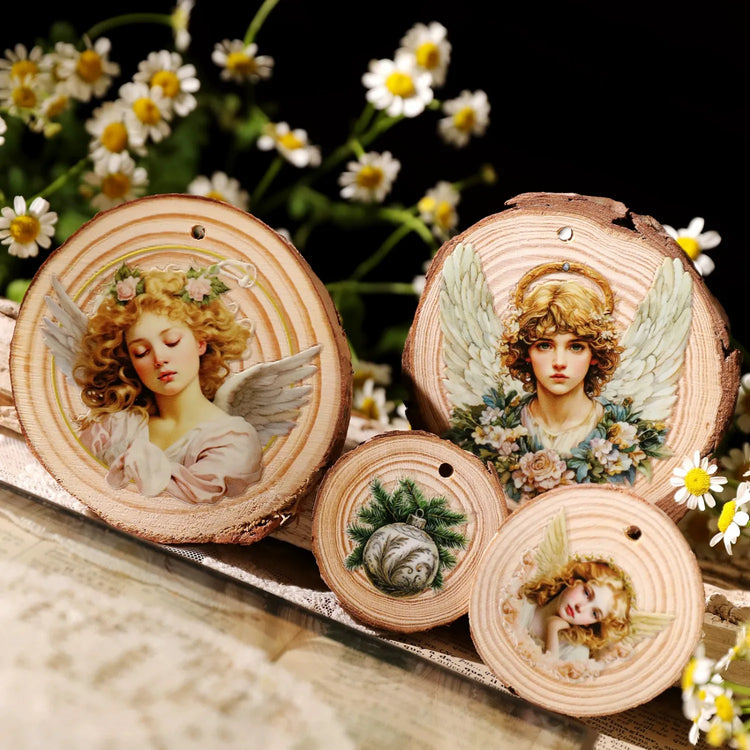 Autocollants de transfert d'anges vintage pour l'artisanat