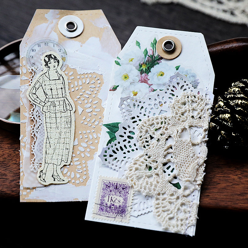 Vintage Eyelet Tags  Blank Hang Tags