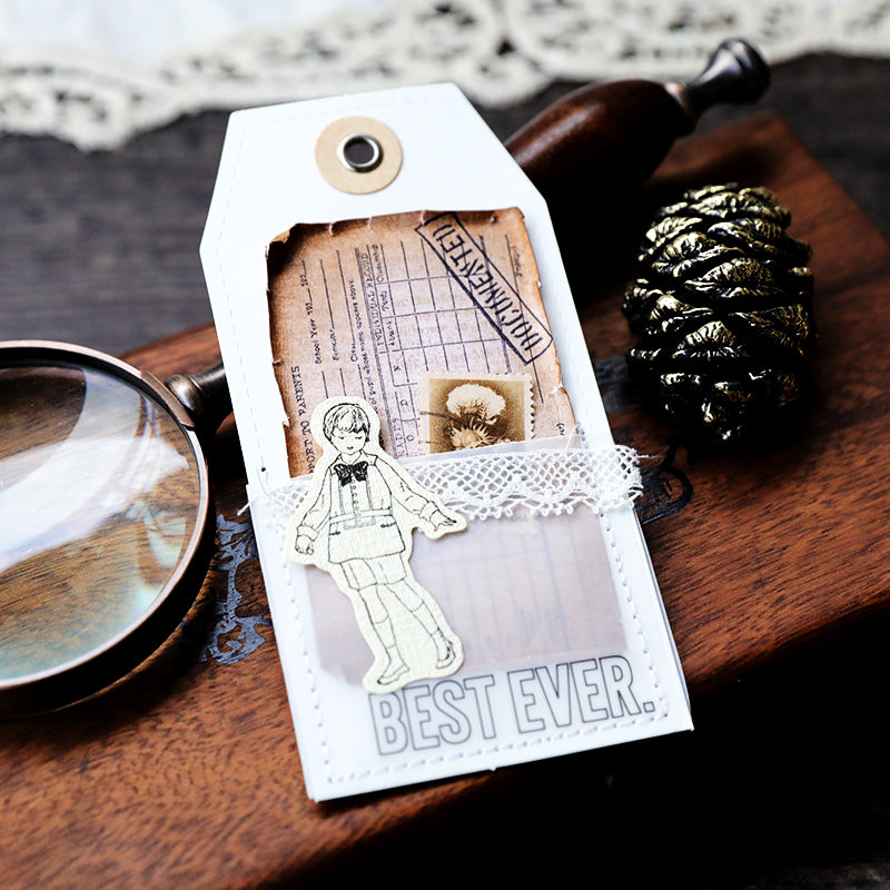 Vintage Eyelet Tags  Blank Hang Tags