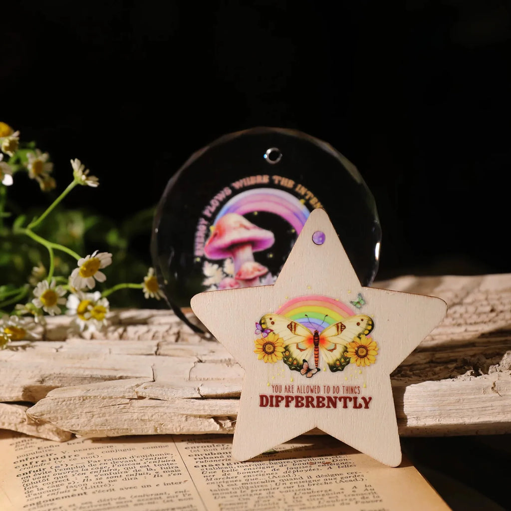 Vintage Botanical & Quote Transfer Stickers