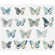 Autocollants papillon vintage