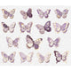 Autocollants papillon vintage