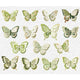 Autocollants papillon vintage