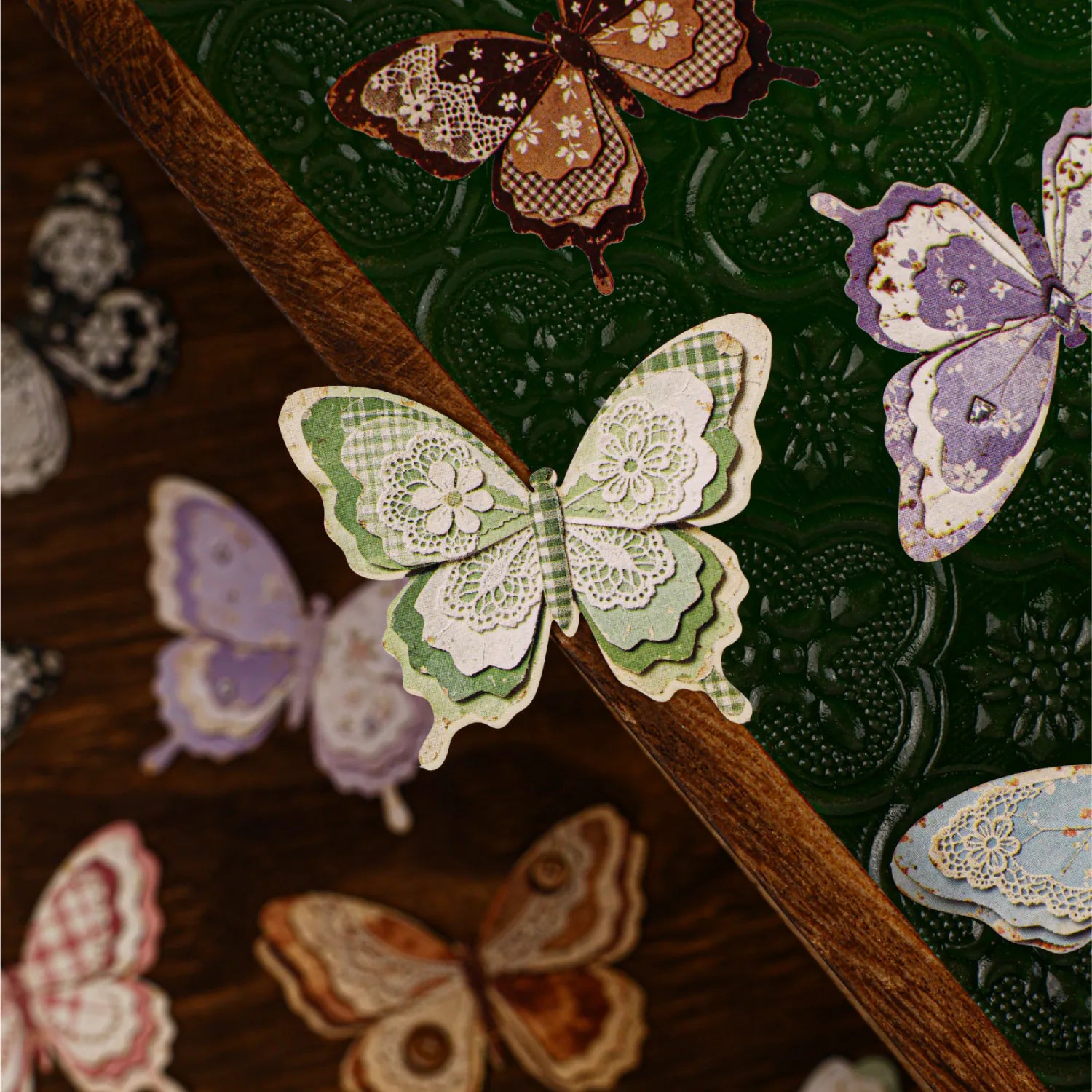 Vintage Butterfly Stickers
