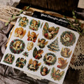 Vintage Christmas Angel UV DTF Transfer Stickers