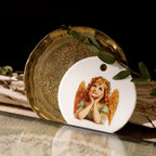 Vintage Christmas Angel UV DTF Transfer Stickers