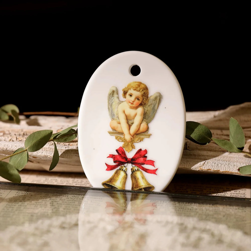 Vintage Christmas Angel UV DTF Transfer Stickers