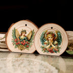 Vintage Christmas Angel UV DTF Transfer Stickers