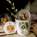 Vintage Christmas Angel UV DTF Transfer Stickers