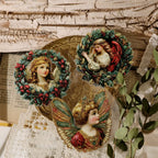 Vintage Christmas Angel UV DTF Transfer Stickers