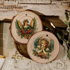 Vintage Christmas Angel UV DTF Transfer Stickers