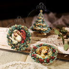 Vintage Christmas Angel UV DTF Transfer Stickers