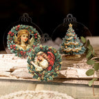 Vintage Christmas Angel UV DTF Transfer Stickers