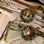 Vintage Christmas Angel UV DTF Transfer Stickers