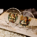 Vintage Christmas Angel UV DTF Transfer Stickers
