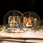 Vintage Christmas Angel UV DTF Transfer Stickers