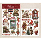 Christmas Rub-On Transfer Stickers | Santa, Bear & Holiday