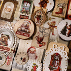 Christmas Rub-On Transfer Stickers | Santa, Bear & Holiday