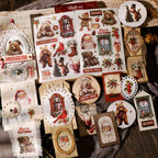 Christmas Rub-On Transfer Stickers | Santa, Bear & Holiday
