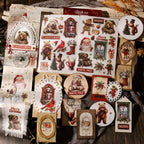 Christmas Rub-On Transfer Stickers | Santa, Bear & Holiday