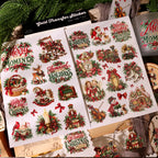 Vintage Christmas UV DTF Transfer Stickers
