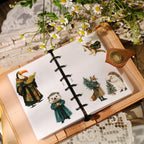 Vintage Christmas Woodland Animal Transfer Stickers