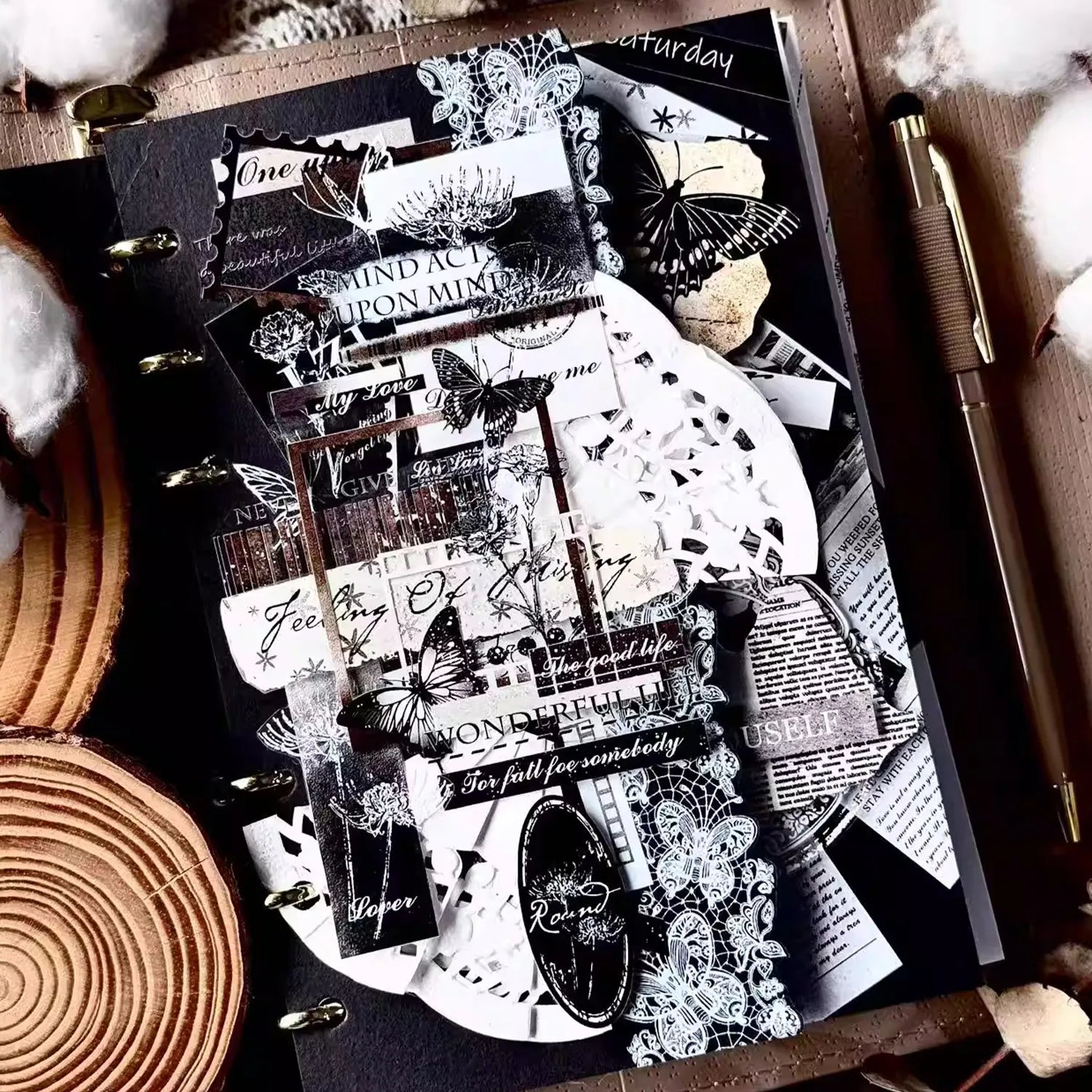 Vintage Decorative Border PET Washi Tape | Elegant Frame Journaling Ephemera