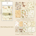 Papier scrapbooking texturé gaufré vintage | Ensemble d'éphémères