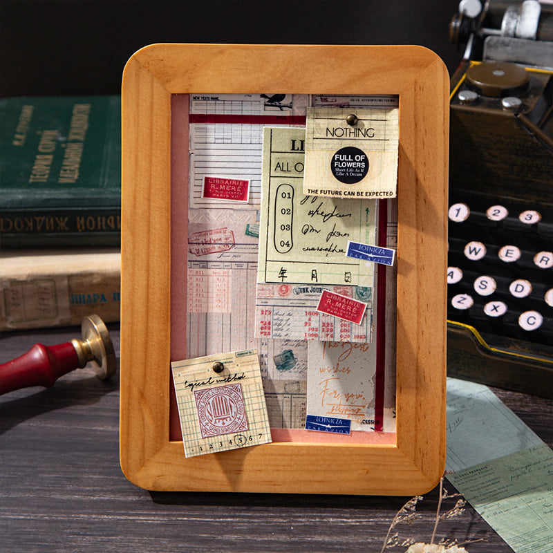 ヴィンテージエフェメラ レトロ請求書 和紙テープ