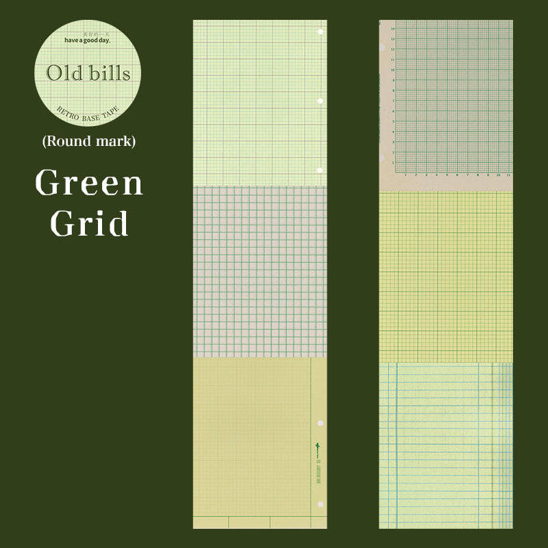 ヴィンテージエフェメラ レトロ請求書 和紙テープ