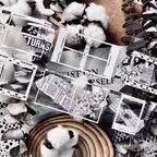Vintage Film Strip PET Washi Tape | Semi-Transparent Photo Frame Journaling Ephemera