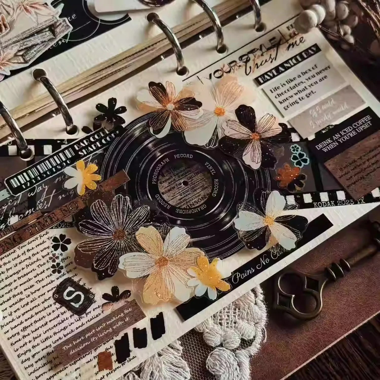 Vintage Film Strip PET Washi Tape | Retro Lifestyle Decorative Tape
