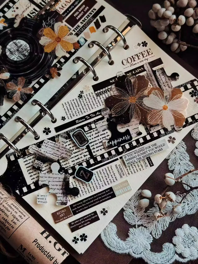 Vintage Film Strip PET Washi Tape | Retro Lifestyle Decorative Tape